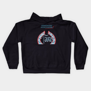 Taurus Zodiac Design Kids Hoodie